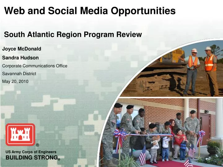web and social media opportunities south atlantic region program review