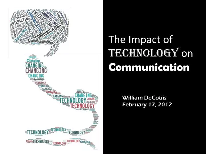 the impact of technology on communication