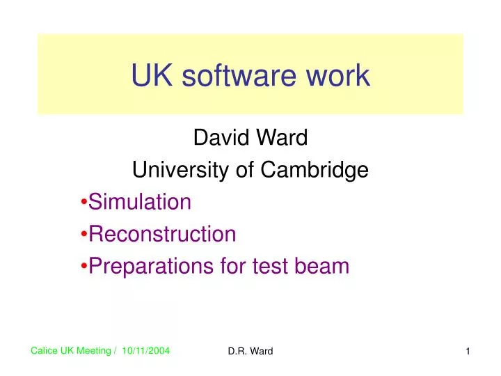 uk software work