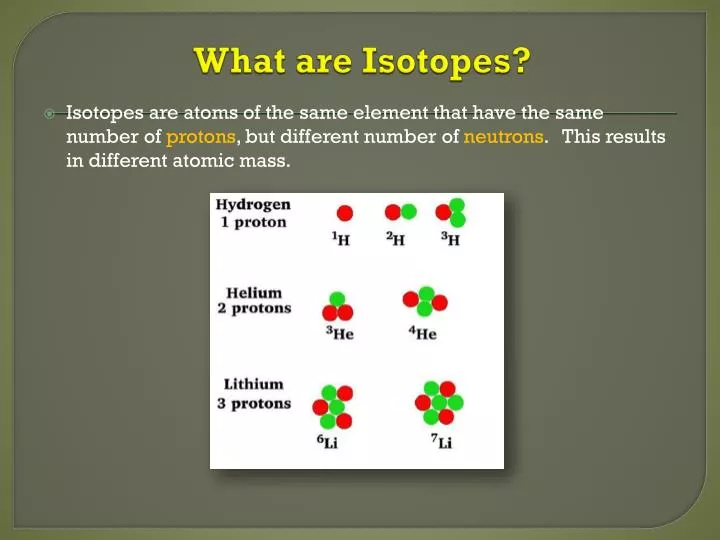what are isotopes