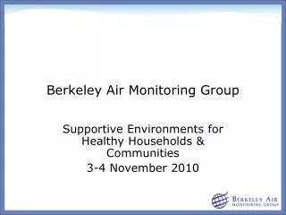 Berkeley Air Monitoring Group