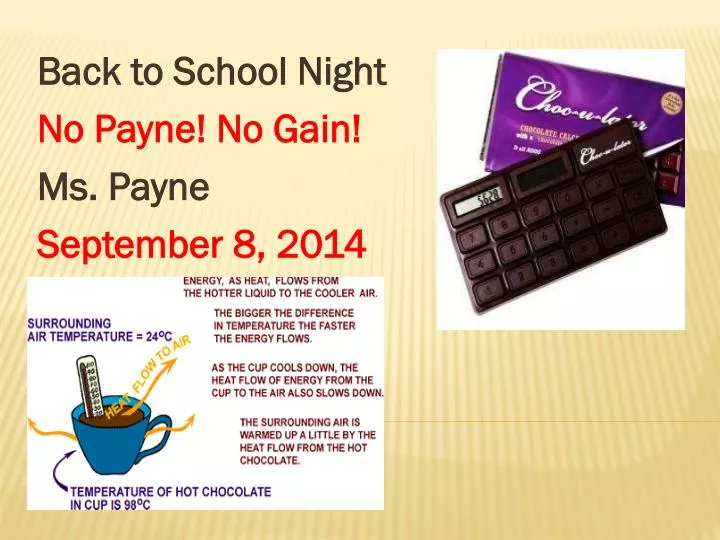 back to school night no payne no gain ms payne september 8 2014