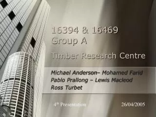 Timber Research Centre