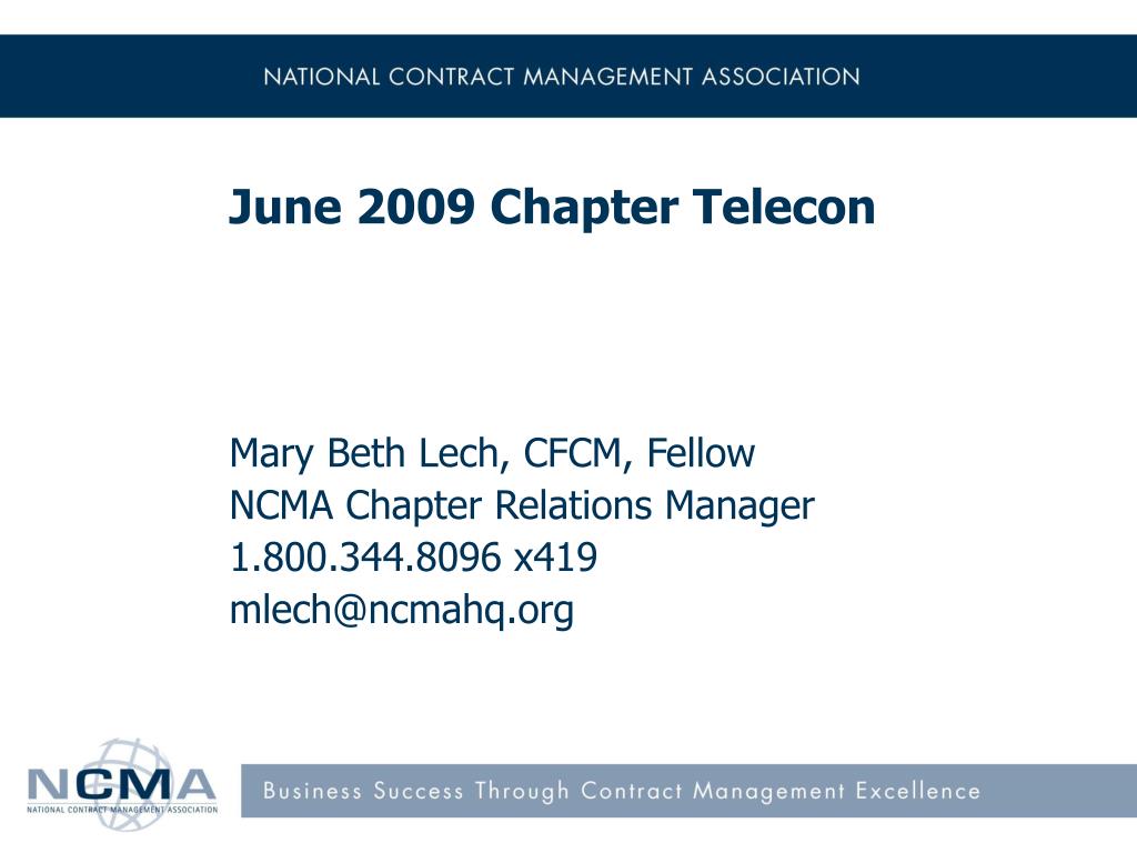 PPT - June 2009 Chapter Telecon PowerPoint Presentation, free download ...