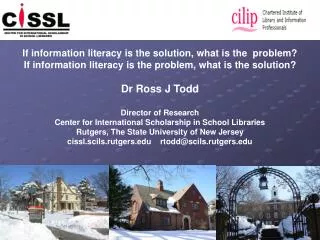 If information literacy is the solution, what is the problem?