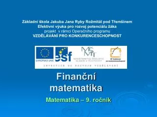 finan n matematika