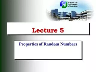 lecture 5