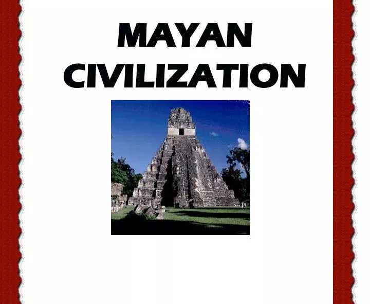 mayan civilization