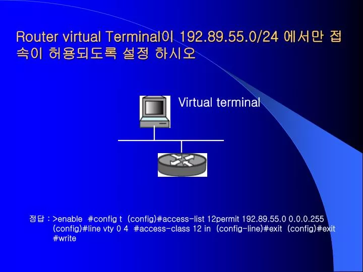 router virtual terminal 192 89 55 0 24