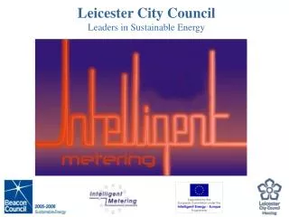 Leicester City Council Leaders in Sustainable Energy