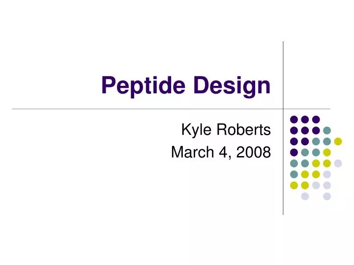 peptide design