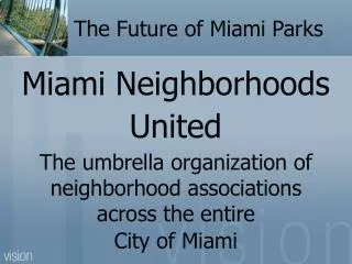 The Future of Miami Parks