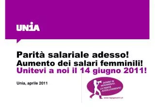parit salariale adesso