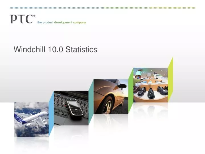 windchill 10 0 statistics