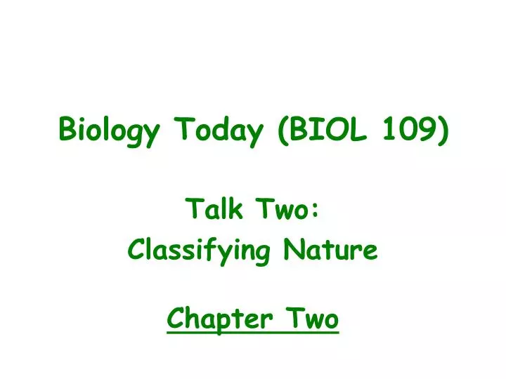 biology today biol 109