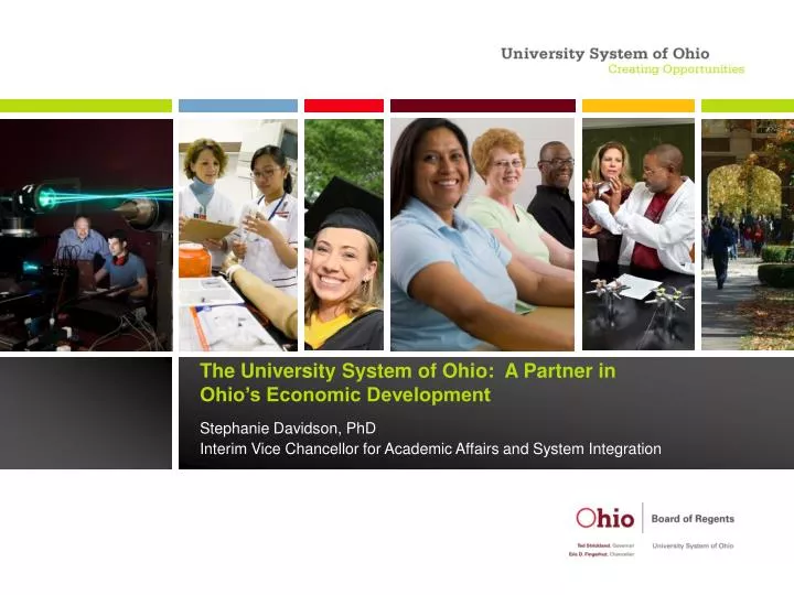 the university system of ohio a partner in ohio s economic development