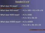 Standard Form - slide 1