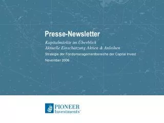 presse newsletter