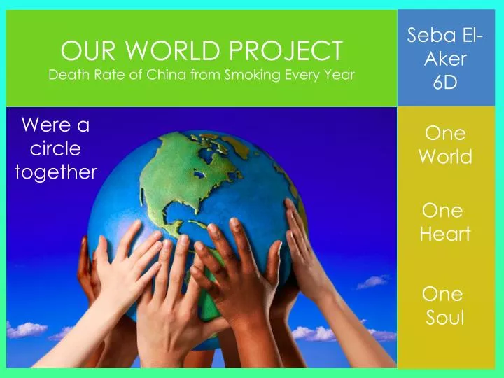 our world project death rate of china from smoking every year