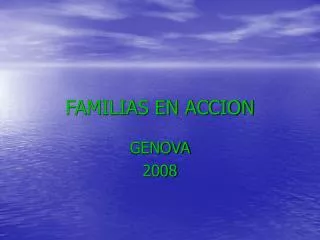 familias en accion