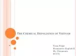 The Chemical Defoliation of Vietnam