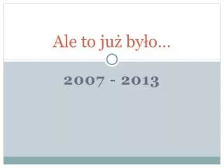 ale to ju by o