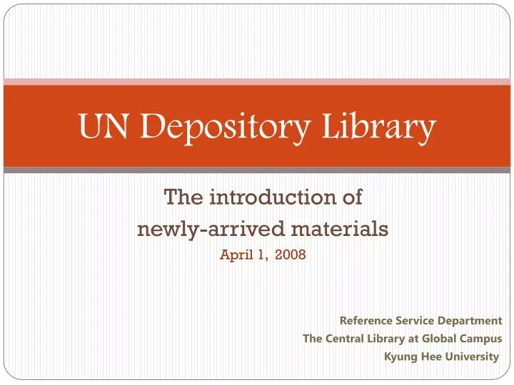 un depository library