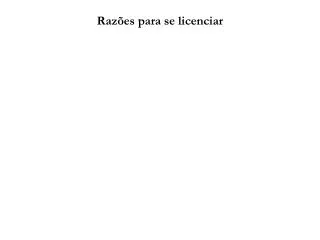 raz es para se licenciar