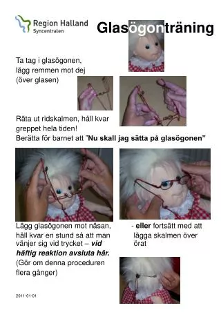 glas gon tr ning