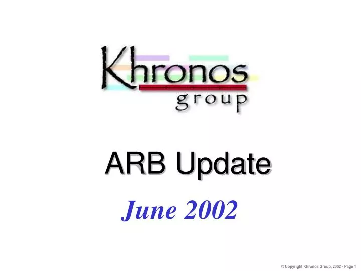 arb update