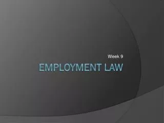 Employment Law