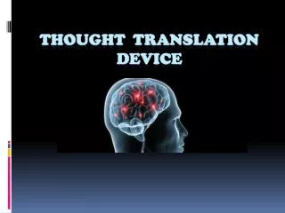 Thought Translation Device