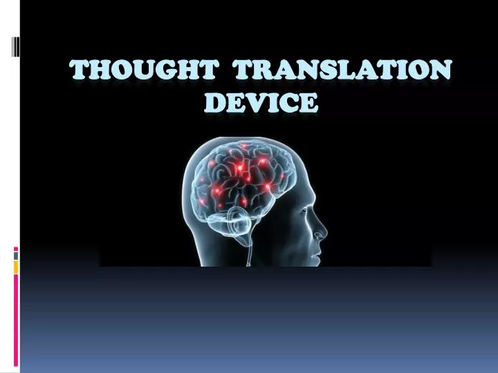 thought translation device