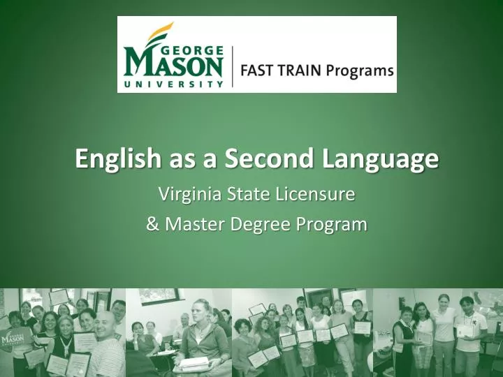 english as a second language virginia state licensure master degree program