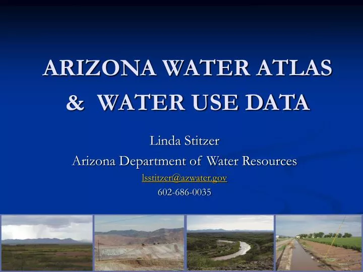 arizona water atlas water use data