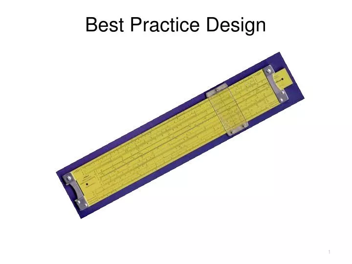 best practice design