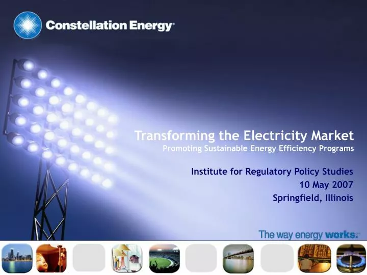 transforming the electricity market promoting sustainable energy efficiency programs