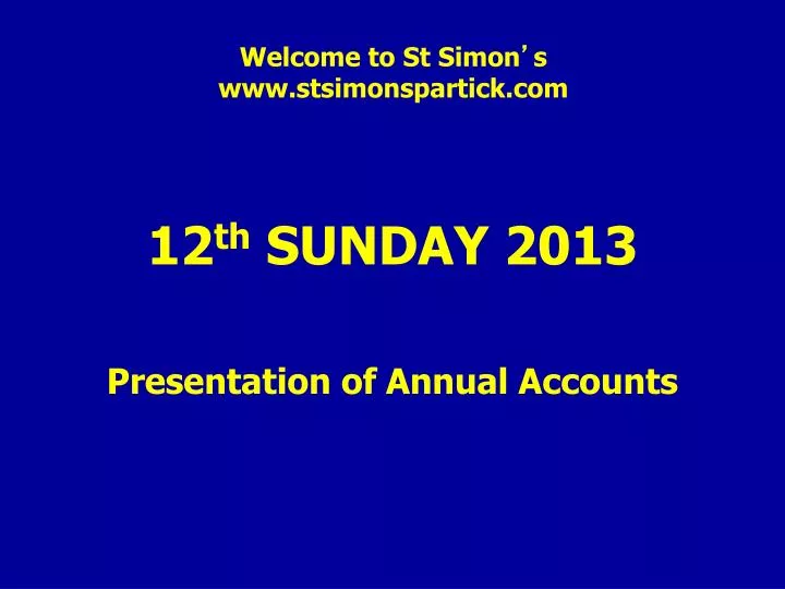 welcome to st simon s www stsimonspartick com