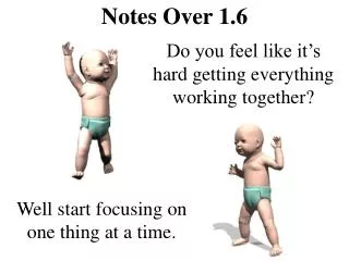 Notes Over 1.6