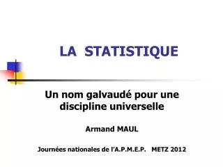 la statistique