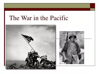 the war in the pacific
