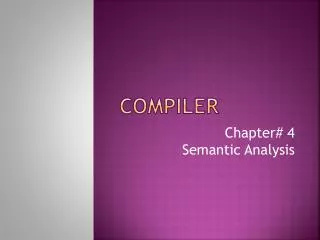 Compiler