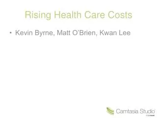 Rising Health Care Costs