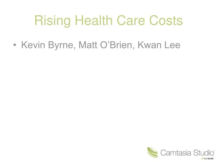 rising health care costs