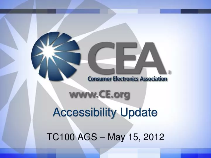 accessibility update