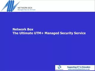 Network Box The Ultimate UTM+ Managed Security Service