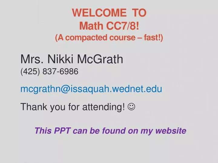 welcome to math cc7 8 a compacted course fast