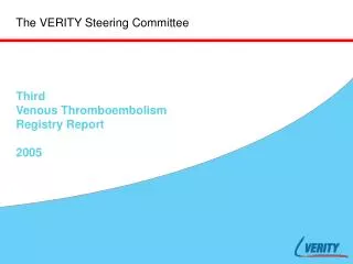 The VERITY Steering Committee