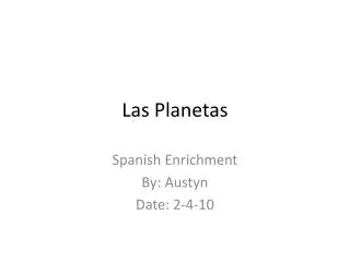 Las Planetas