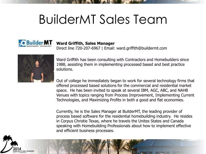 buildermt sales team